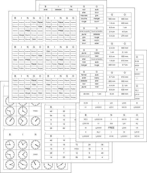 bingo sheet generator