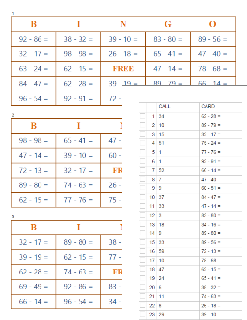 Bingo Card Generator for Teachers | Schoolhouse Bingo