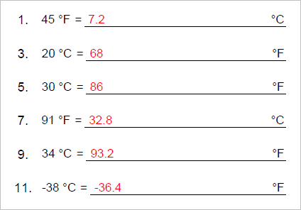 Temperature Conversion Math Worksheets  metric math graveyard temperature graveyards worksheets 