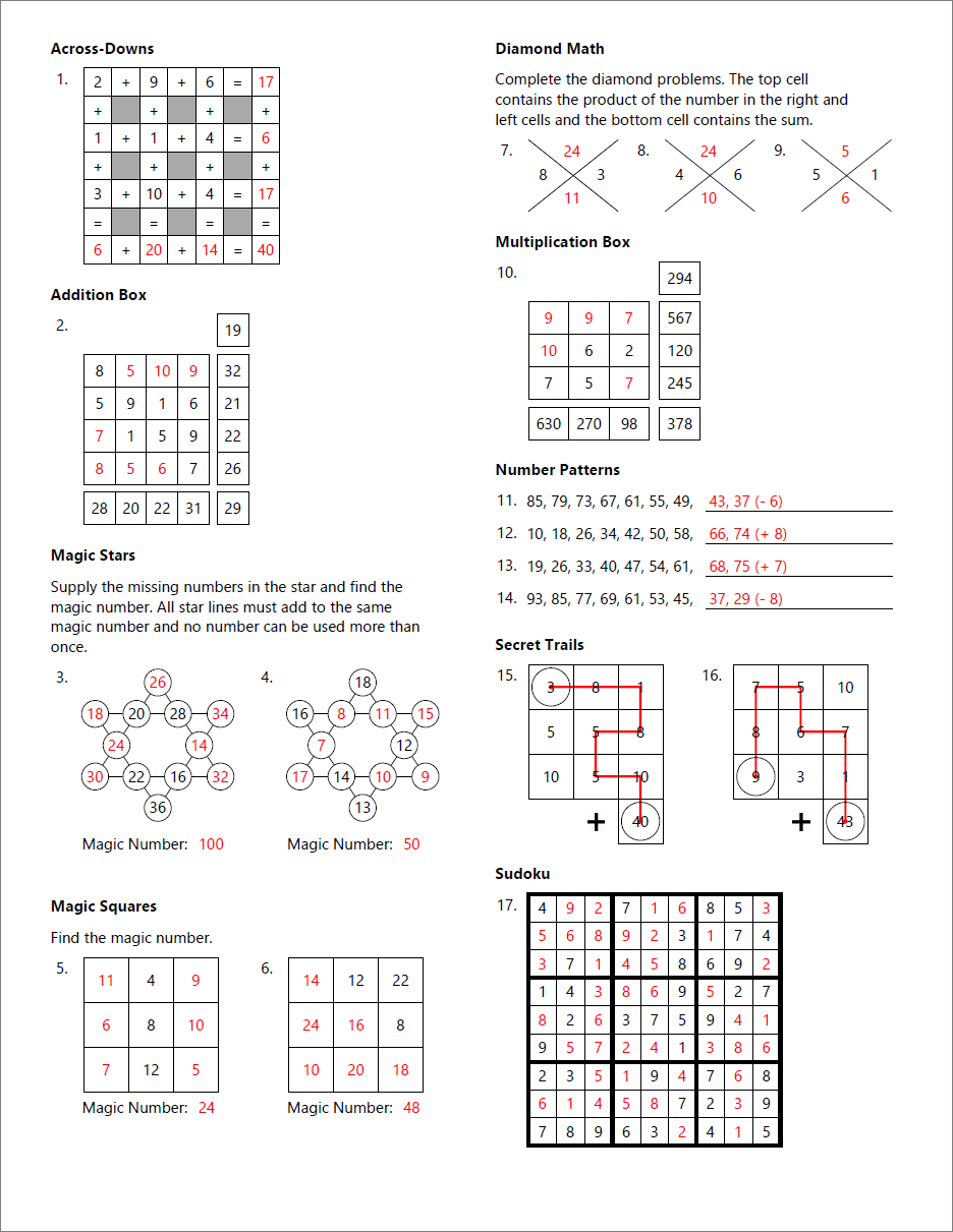 Math Worksheet Generator | Free Basic Facts Worksheet Maker