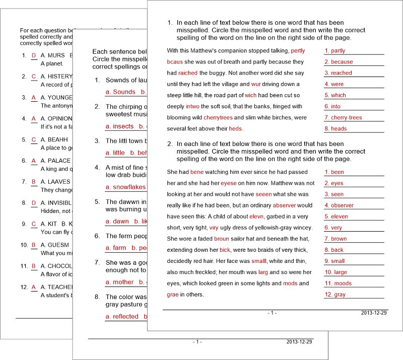 worksheet maker vocabulary