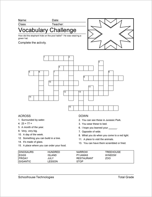 microsoft word vocabulary